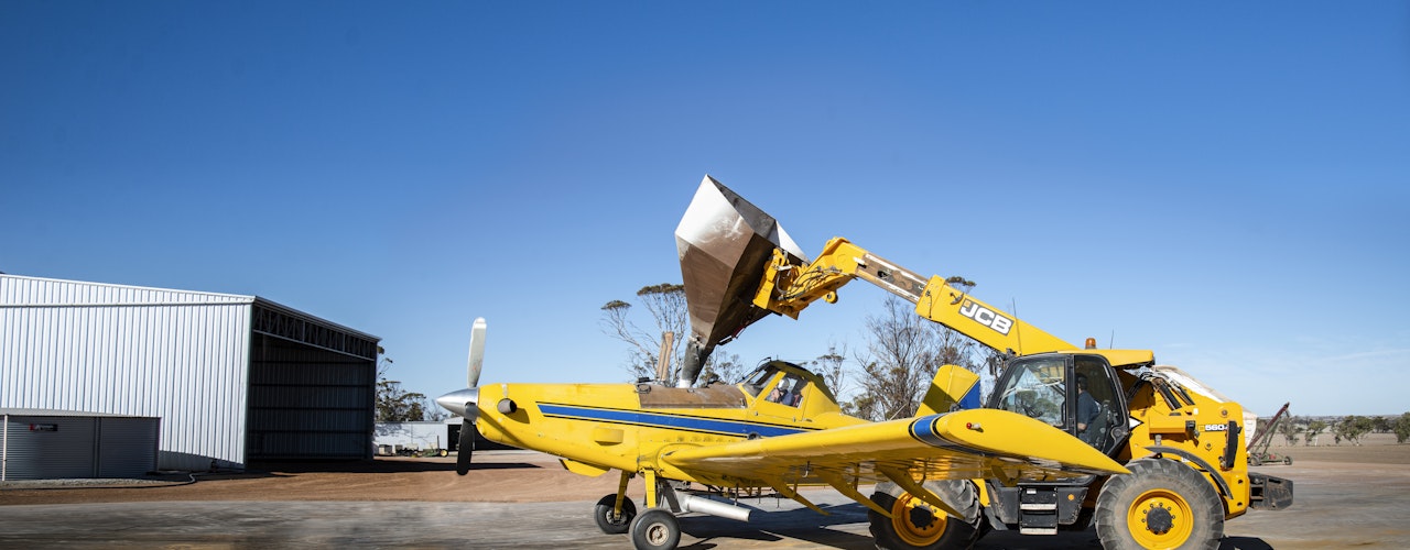 Wheatbelt farmer Brad Jones is managing risk through Agworld Agworld